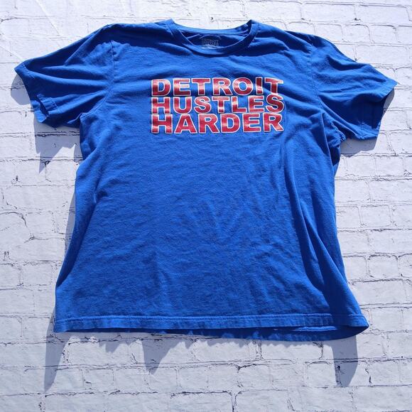 Detroit hustles harder t shirt - Picture 1 of 3